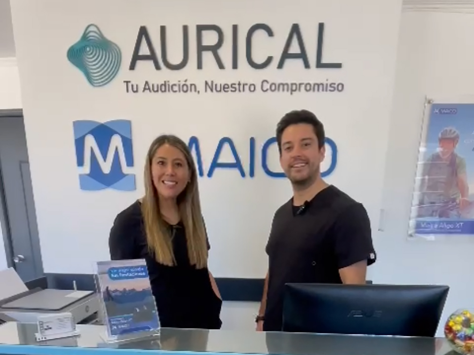 Adriana y Felipe, audiólogos de Aurical
